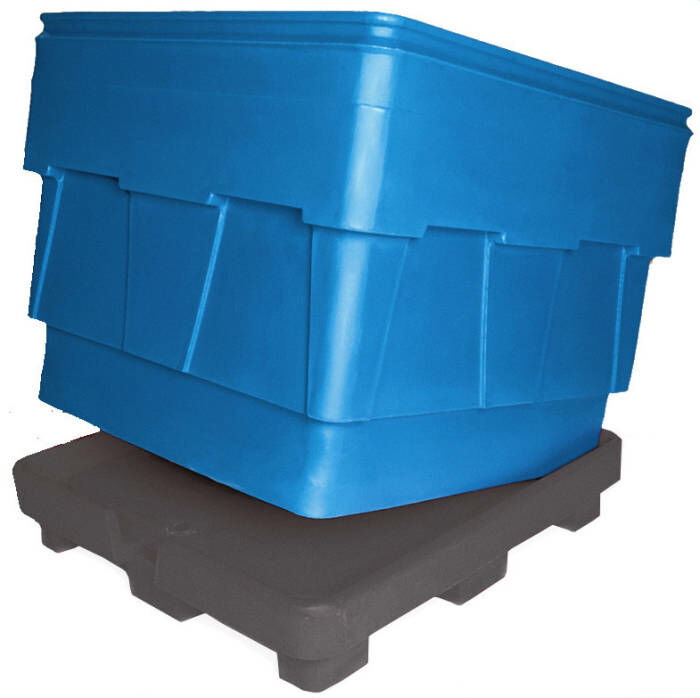 Bulk Container with Integrated Paper Pallet