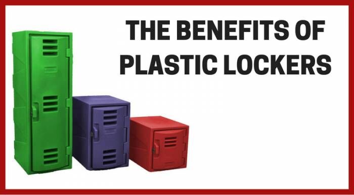 The Benefits of Plastic Lockers